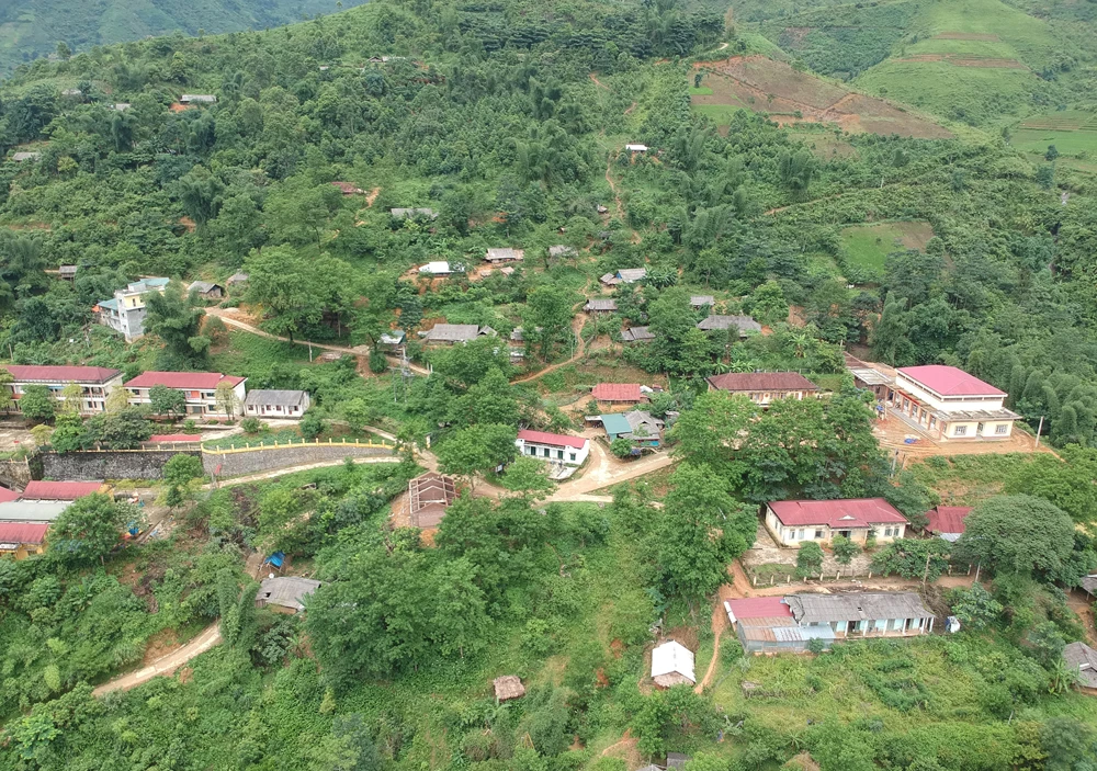 Trung tâm xã Nậm Chày. Trung tâm xã Nậm Chày.