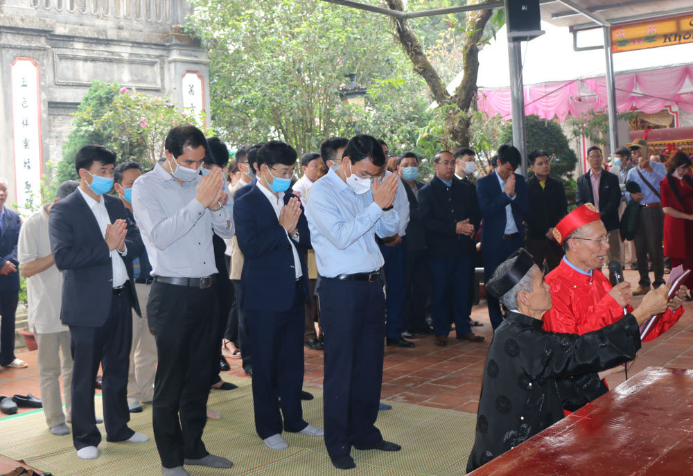 Khai mạc lễ hội đền Bắc Hà năm 2021 ảnh 2