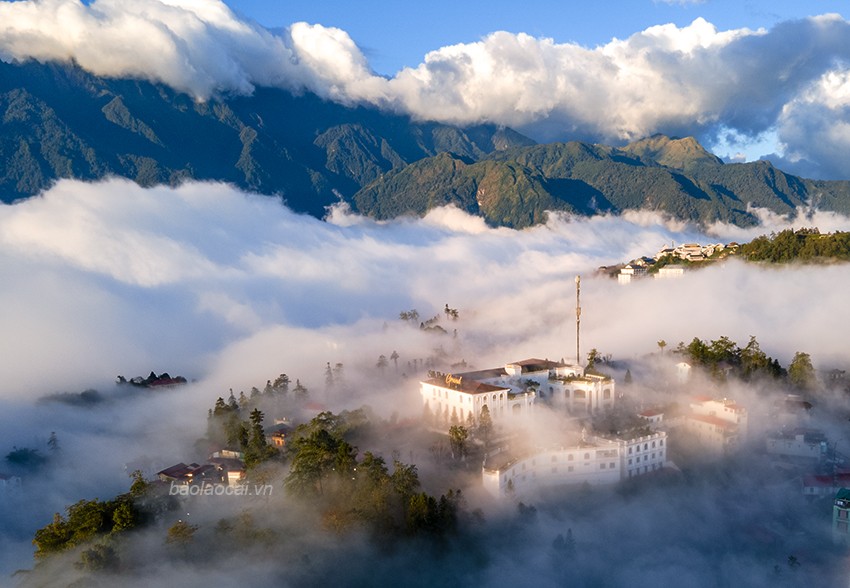 Sa Pa bồng bềnh trong mây trắng ảnh 2