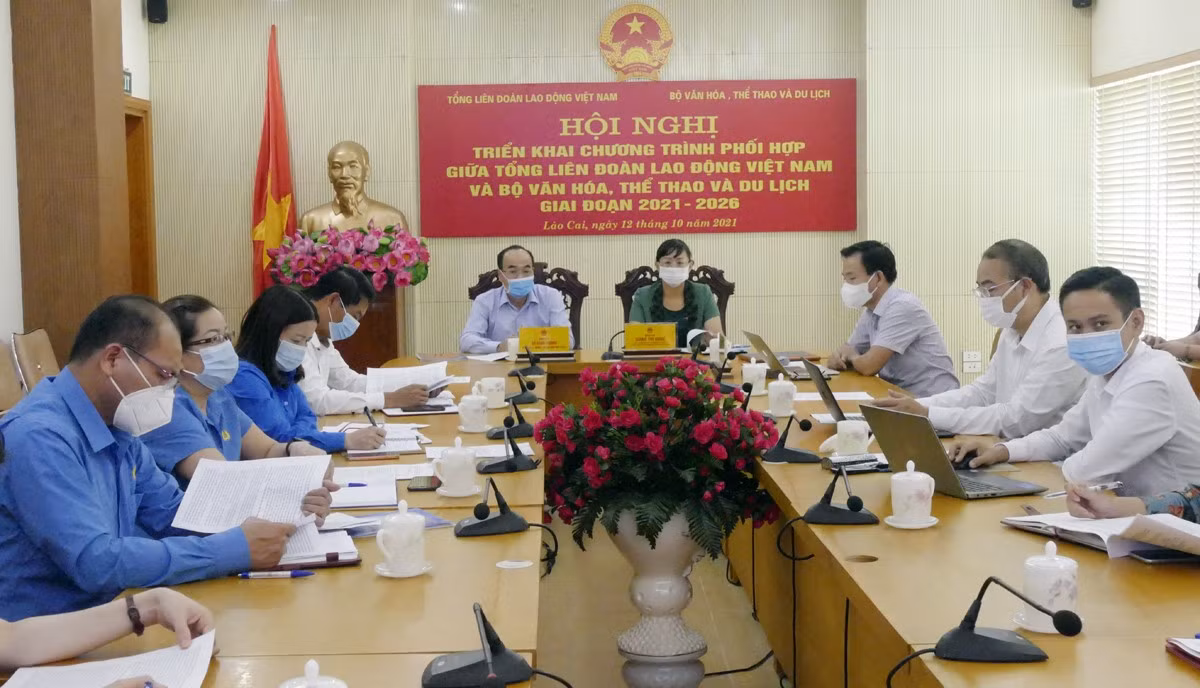Triển khai chương trình phối hợp giữa Tổng Liên đoàn Lao động Việt Nam và Bộ Văn hóa – Thể thao và Du lịch giai đoạn 2021-2026 ảnh 2