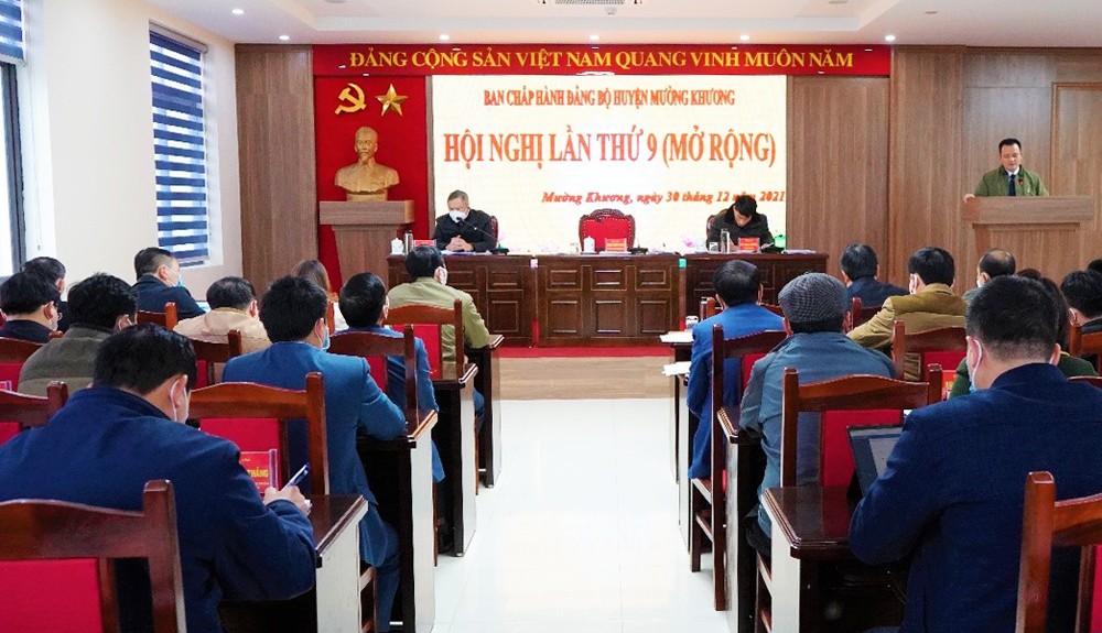 Huyện uỷ Mường Khương tiếp tục đổi mới năng lực lãnh đạo, xây dựng Đảng bộ và hệ thống chính trị trong sạch, vững mạnh ảnh 1