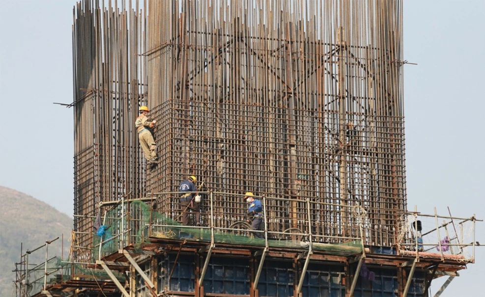 Dự án cầu Móng Sến hoàn thành hơn 30% khối lượng ảnh 1