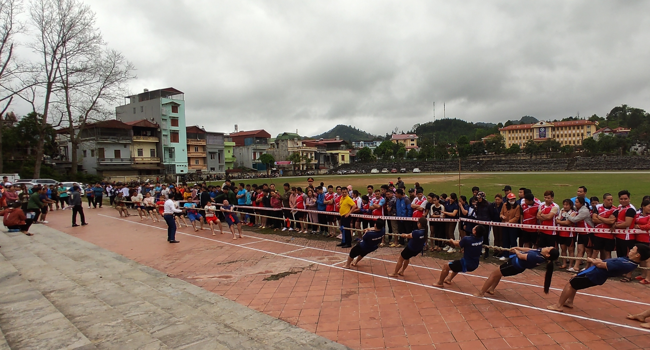 Xã Trì Quang phát triển thể thao quần chúng.