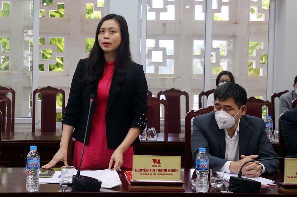 Đồng chí Nguyễn Xuân Thắng, Ủy viên Bộ Chính trị, Giám đốc Học viện Chính trị Quốc gia Hồ Chí Minh, Chủ tịch Hội đồng Lý luận Trung ương làm việc với Tỉnh ủy Lào Cai ảnh 6