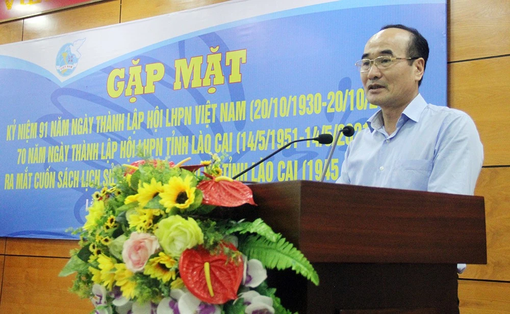 Gặp mặt kỷ niệm 91 năm Ngày thành lập Hội LHPN Việt Nam, 70 năm Ngày thành lập Hội LHPN tỉnh Lào Cai ảnh 4