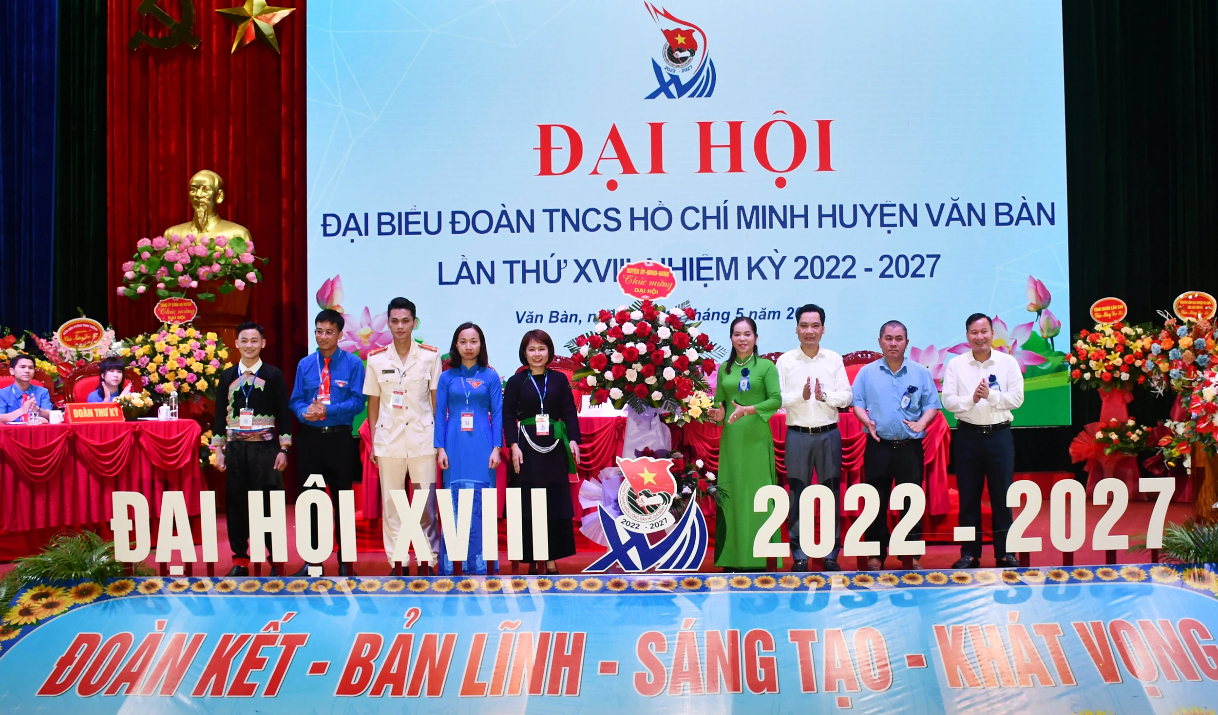 Đại hội đại biểu Đoàn TNCS Hồ Chí Minh huyện Văn Bàn lần thứ XVIII, nhiệm kỳ 2022 - 2027 ảnh 2