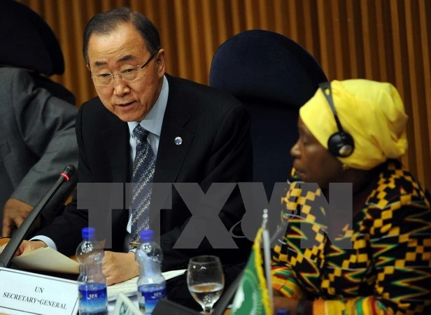 Tổng Thư ký Ban ki-Moon phát biểu tại hội nghị.