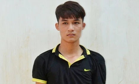Đối tượng Phạm Văn Tài tại cơ quan CSĐT.