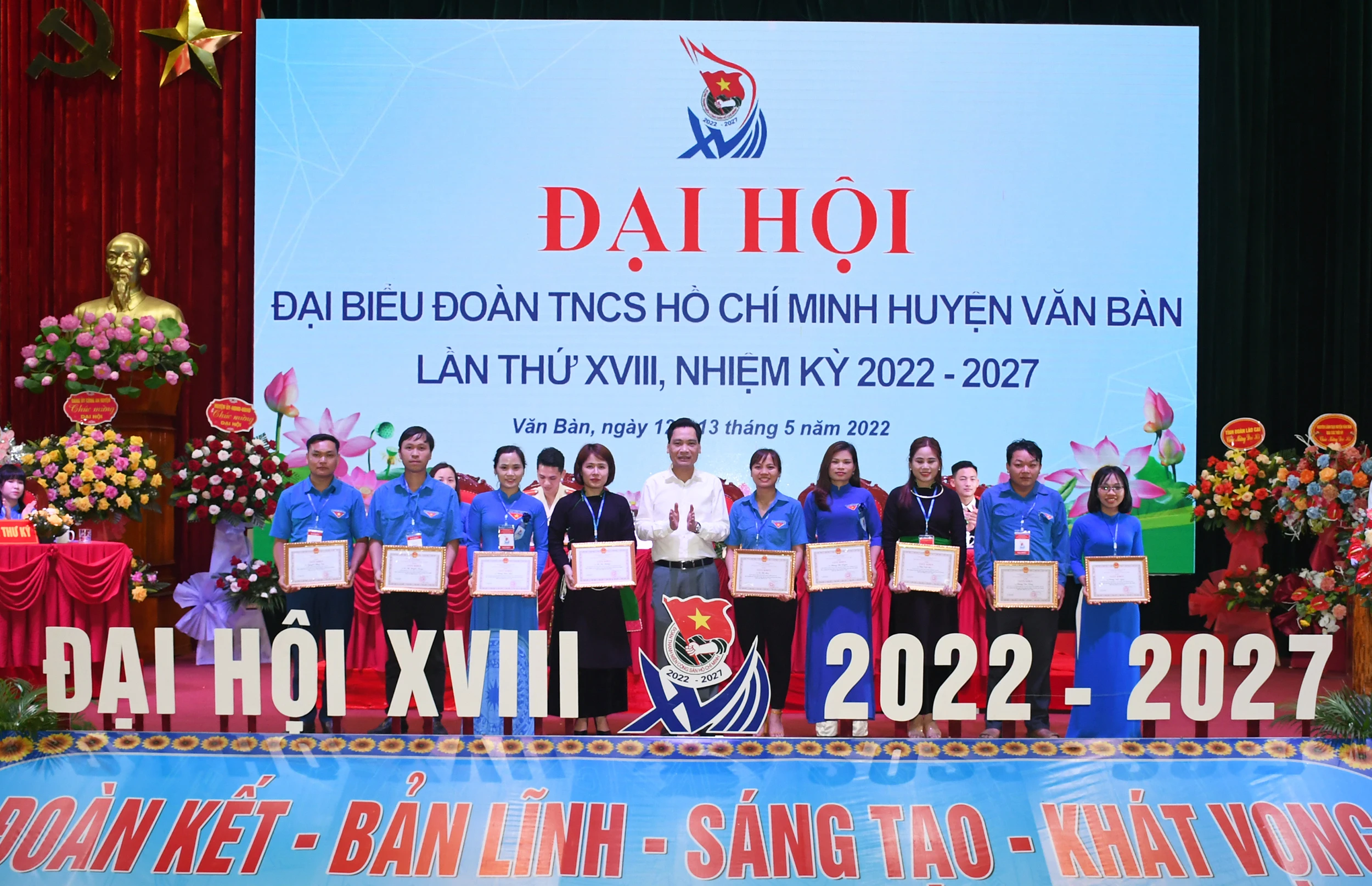 Đại hội đại biểu Đoàn TNCS Hồ Chí Minh huyện Văn Bàn lần thứ XVIII, nhiệm kỳ 2022 - 2027 ảnh 5