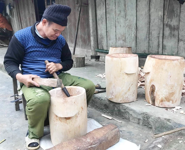 Ðộc đáo chõ đồ xôi của đồng bào Giáy ảnh 1