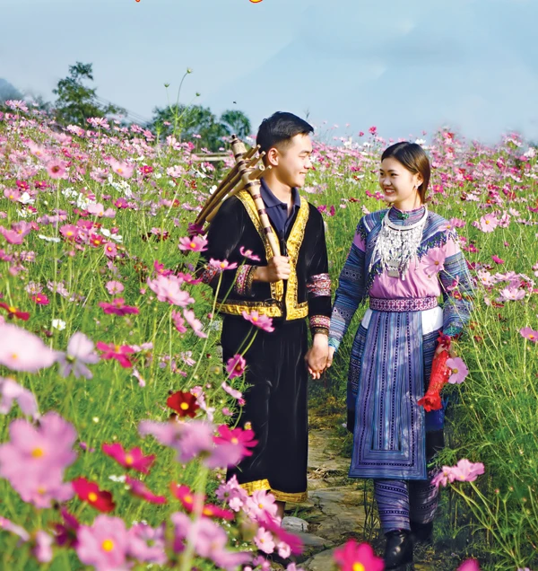 Sắc xuân vùng cao.