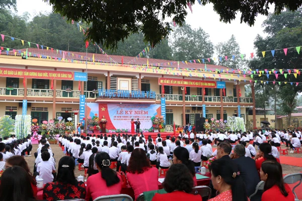 Quang cảnh lễ kỷ niệm.