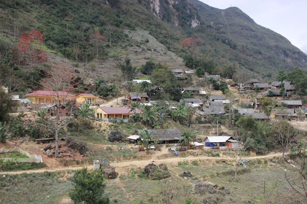 Quang cảnh thôn Lù Dì Sán.