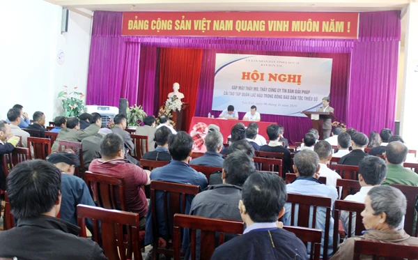 Quang cảnh hội nghị.
