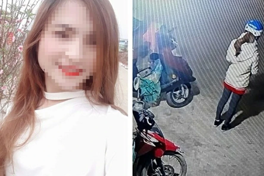 Nữ sinh xấu số và hình ảnh cuối cùng trước khi tử vong.
