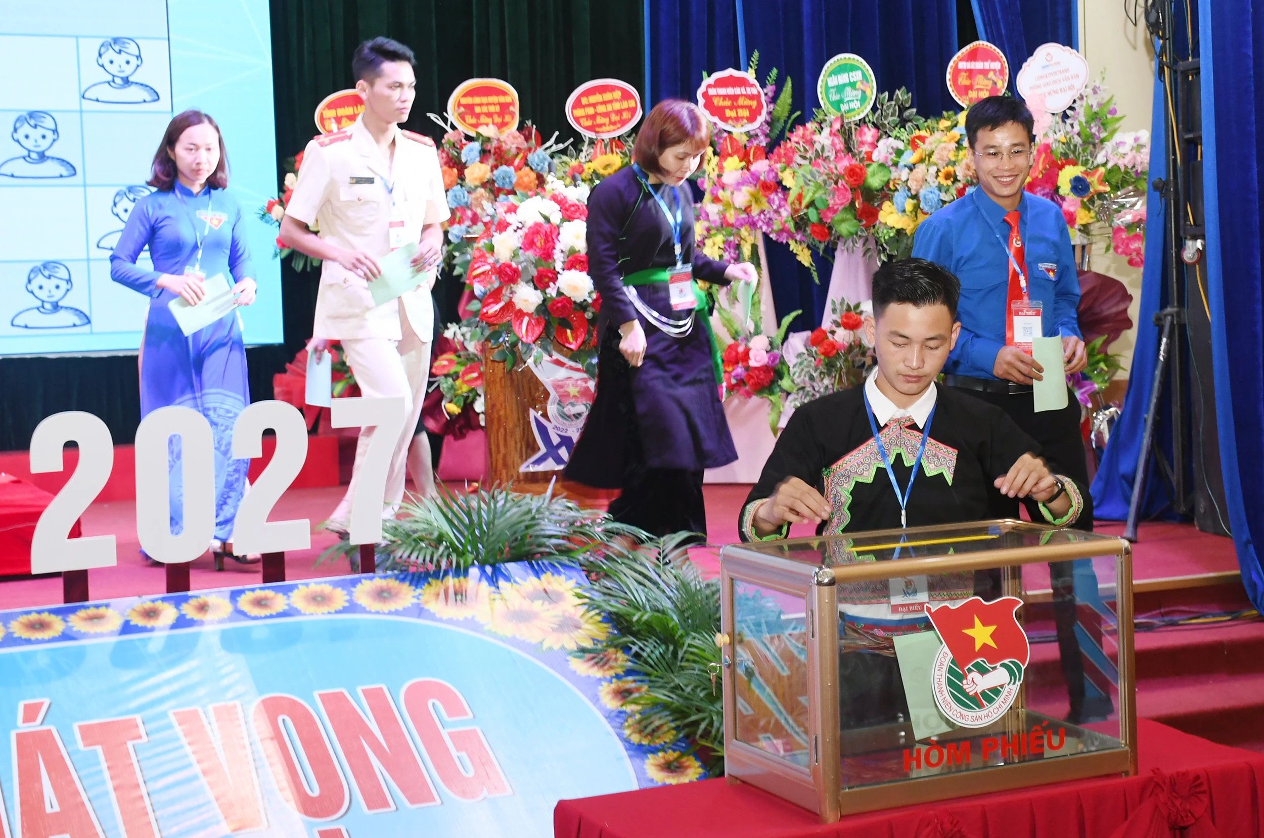 Đại hội đại biểu Đoàn TNCS Hồ Chí Minh huyện Văn Bàn lần thứ XVIII, nhiệm kỳ 2022 - 2027 ảnh 3