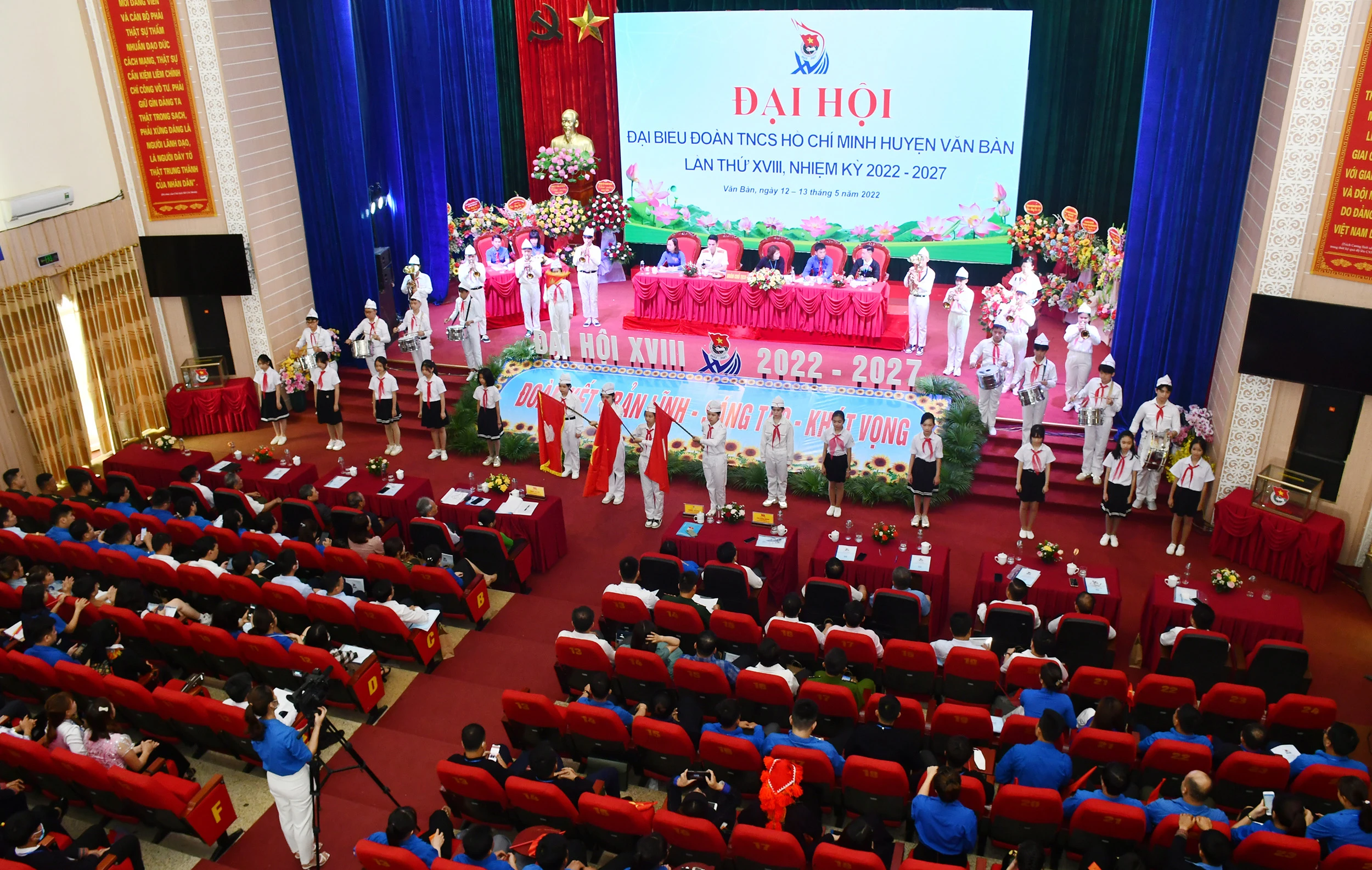Đại hội đại biểu Đoàn TNCS Hồ Chí Minh huyện Văn Bàn lần thứ XVIII, nhiệm kỳ 2022 - 2027 ảnh 1