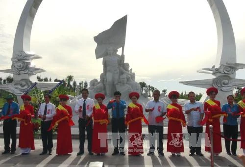Khánh thành Khu Tưởng niệm chiến sỹ Gạc Ma.