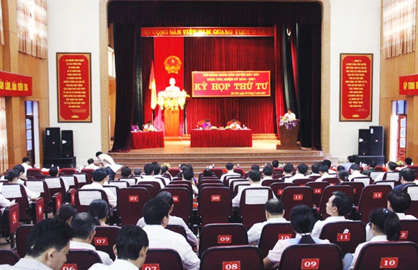 Quang cảnh kỳ họp.