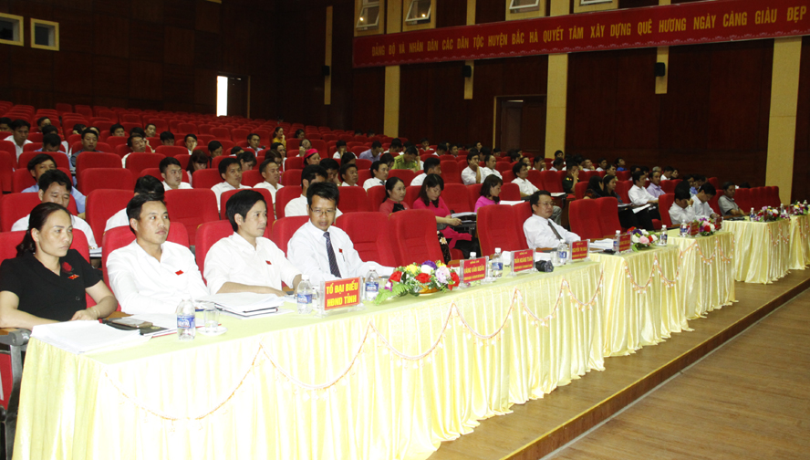 Các đại biểu dự kỳ họp.