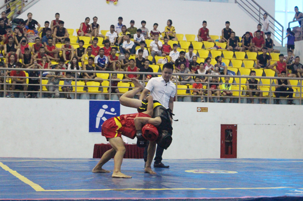 Thi đấu Taolu, trường quyền nam, nhóm A. Thi đấu tán thủ, nhóm tuổi 1999 - 2000 , hạng cân 60 kg nam. Thi đấu Taolu, trường quyền nam, nhóm A. Thi đấu tán thủ, nhóm tuổi 1999 - 2000 , hạng cân 60 kg nam.