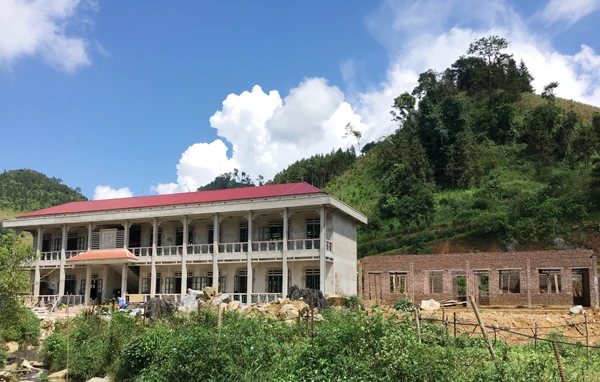 Mường Khương hoàn thành xây mới 80 phòng ở giáo viên, phòng bán trú học sinh ảnh 1