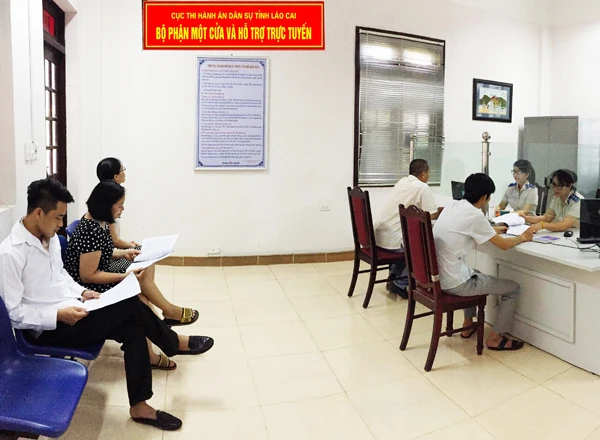 Việc đưa bộ phận một cửa vào hoạt động giúp giảm thời gian đi lại cho công dân.