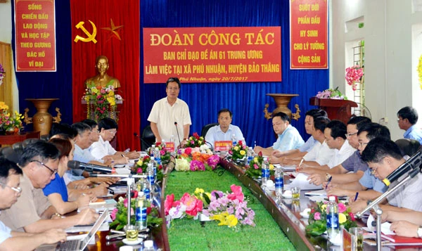 Đồng chí Nguyễn Cao Lục, Phó Chủ nhiệm Văn phòng Chính phủ phát biểu ý kiến.