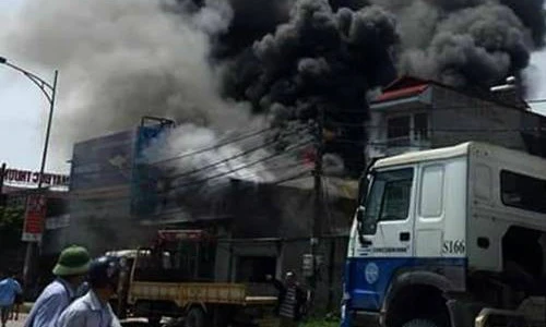 Hiện trường đám cháy. Hiện trường đám cháy.