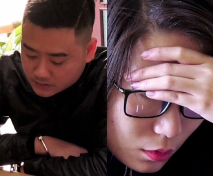 Đối tượng Phạm Văn Thắng và Lục Thị Thảo tại cơ quan công an.