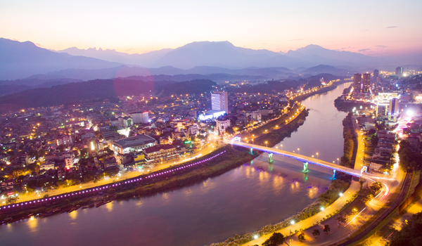 Thành phố Lào Cai hôm nay. Thành phố Lào Cai hôm nay.