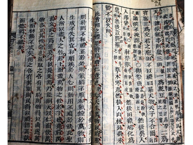 Một đoạn tài liệu thuộc kho tư liệu Hán - Nôm cổ quý hiếm.