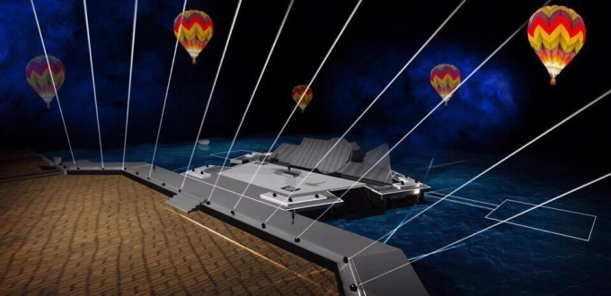 Sân khấu DIFF 2017 là nơi diễn ra 5 đêm bắn pháo hoa theo chủ đề Hỏa- Thổ- Kim- Thủy- Mộc.