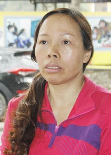 Chị Trần Thị Chức.