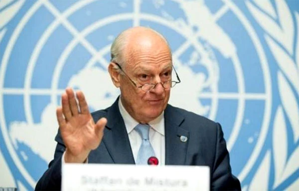 Đặc phái viên Liên hợp quốc về vấn đề Syria Staffan de Mistura. (Ảnh: Reuters)