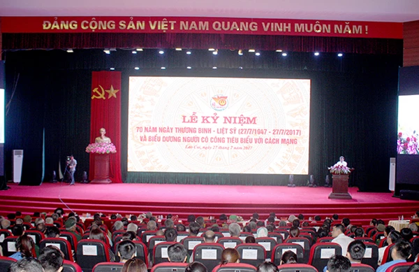 Quang cảnh Lễ kỷ niệm.