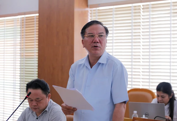 Lãnh đạo Sở Nông nghiệp và PTNT phát biểu tại hội nghị.