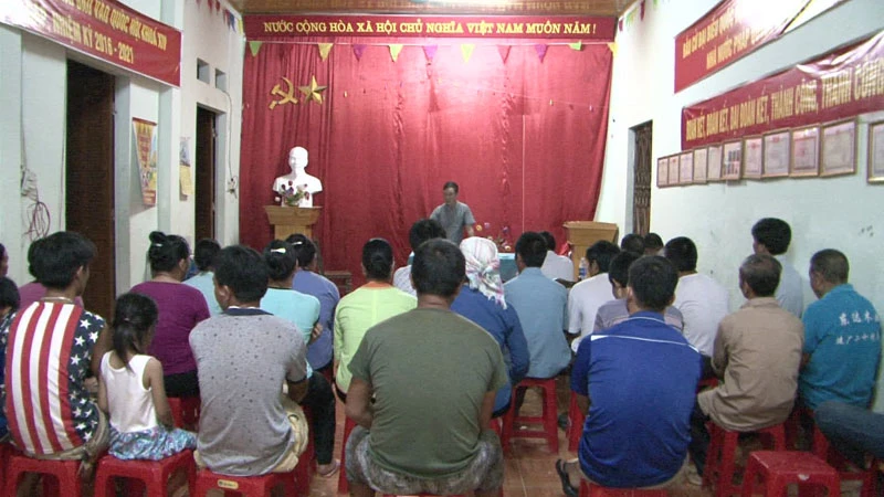 Một buổi họp dòng họ.