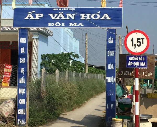 Ấp Đôi Ma ngày nay. Ấp Đôi Ma ngày nay.