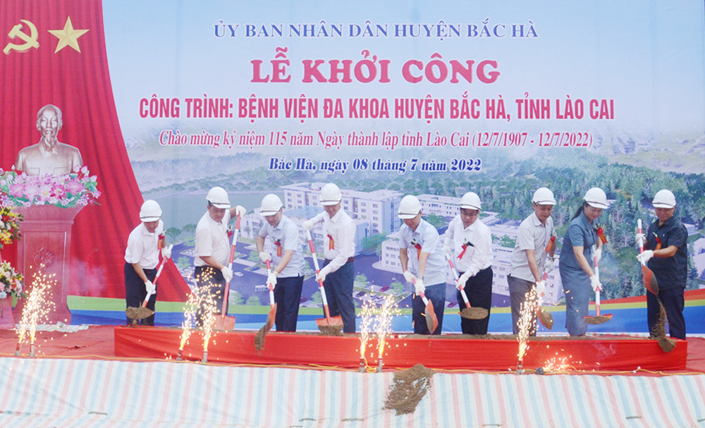 Khởi công xây dựng Bệnh viện Đa khoa huyện Bắc Hà ảnh 2