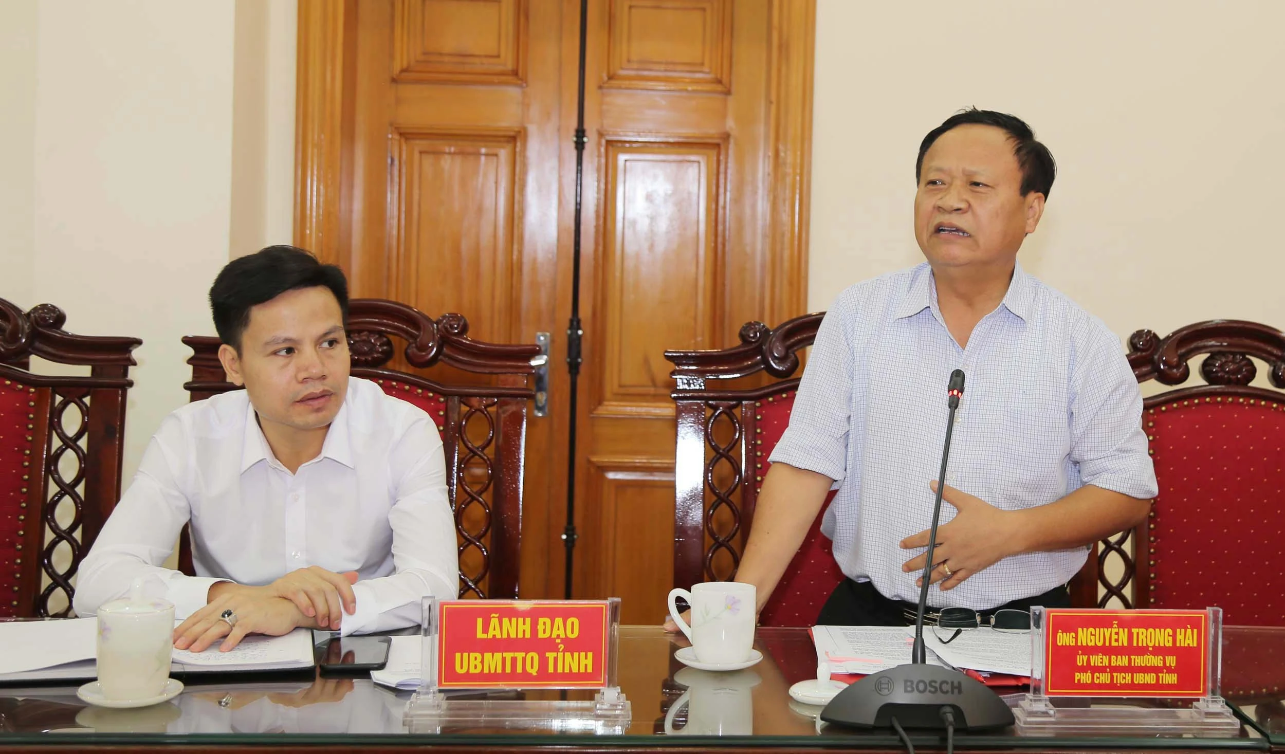 Phó Chủ tịch UBND tỉnh Nguyễn Trọng Hài nêu ý kiến liên quan tới chuẩn bị nội dung cho kỳ họp thứ 8, HĐND tỉnh khóa XVI.