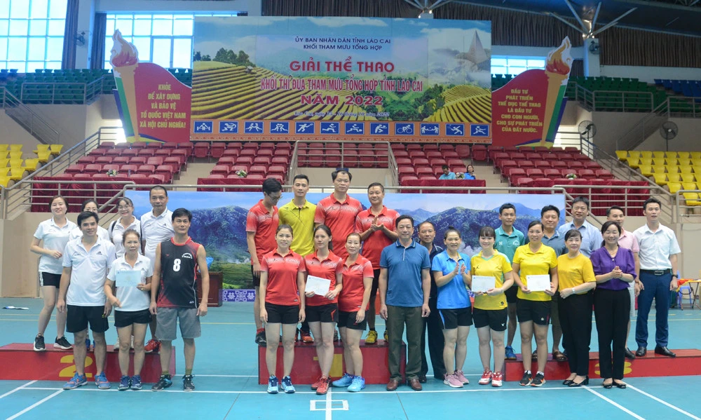 Sở Kế hoạch - Đầu tư giành giải Nhất toàn đoàn Giải thể thao Khối thi đua tham mưu tổng hợp ảnh 10