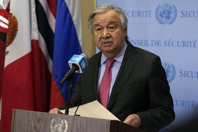 Tổng Thư ký Liên Hợp Quốc Antonio Guterres. Tổng Thư ký Liên Hợp Quốc Antonio Guterres.