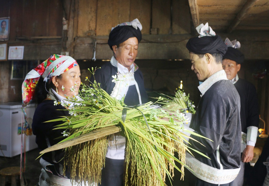 Nghi lễ rước hồn lúa của người Dao đỏ ảnh 3