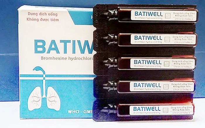Thu hồi thuốc Batiwell trị nhiễm khuẩn đường hô hấp vì vi phạm mức độ 2 ảnh 1