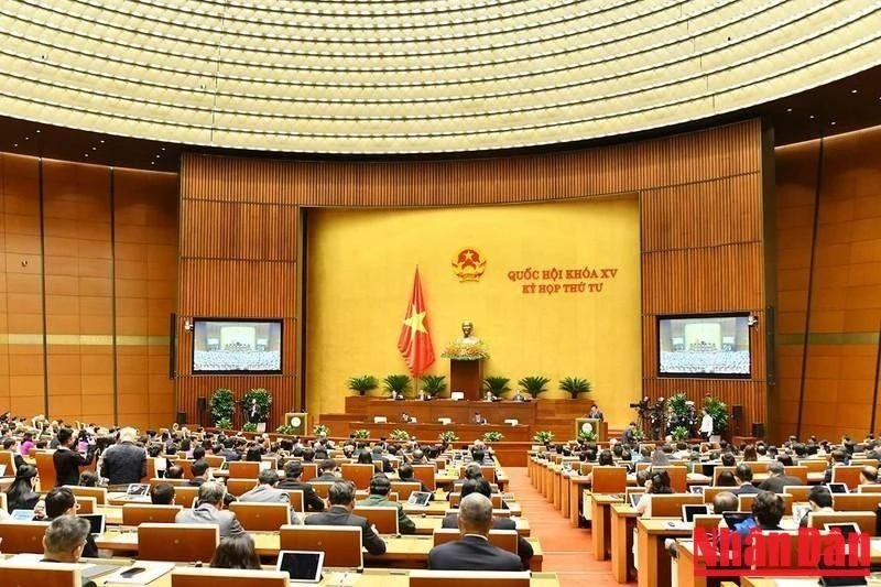 Quang cảnh phiên khai mạc Kỳ họp thứ 4, Quốc hội khóa XV.