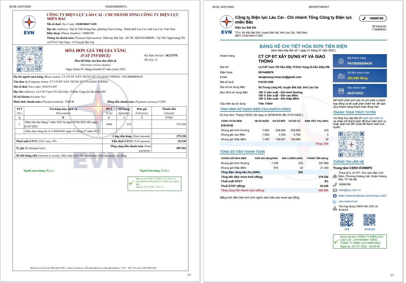 PC Lào Cai triển khai áp dụng mẫu hóa đơn điện tử ảnh 1