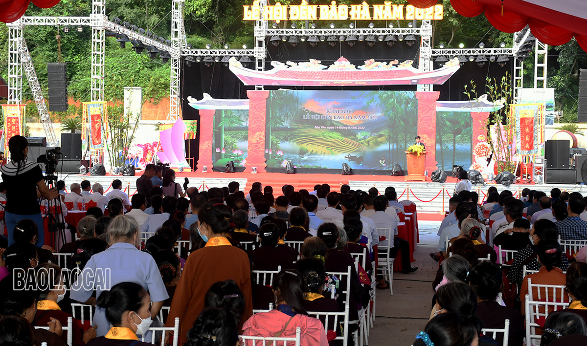 Khai mạc Lễ hội đền Bảo Hà năm 2022 ảnh 1 Khai mạc Lễ hội đền Bảo Hà năm 2022 ảnh 1