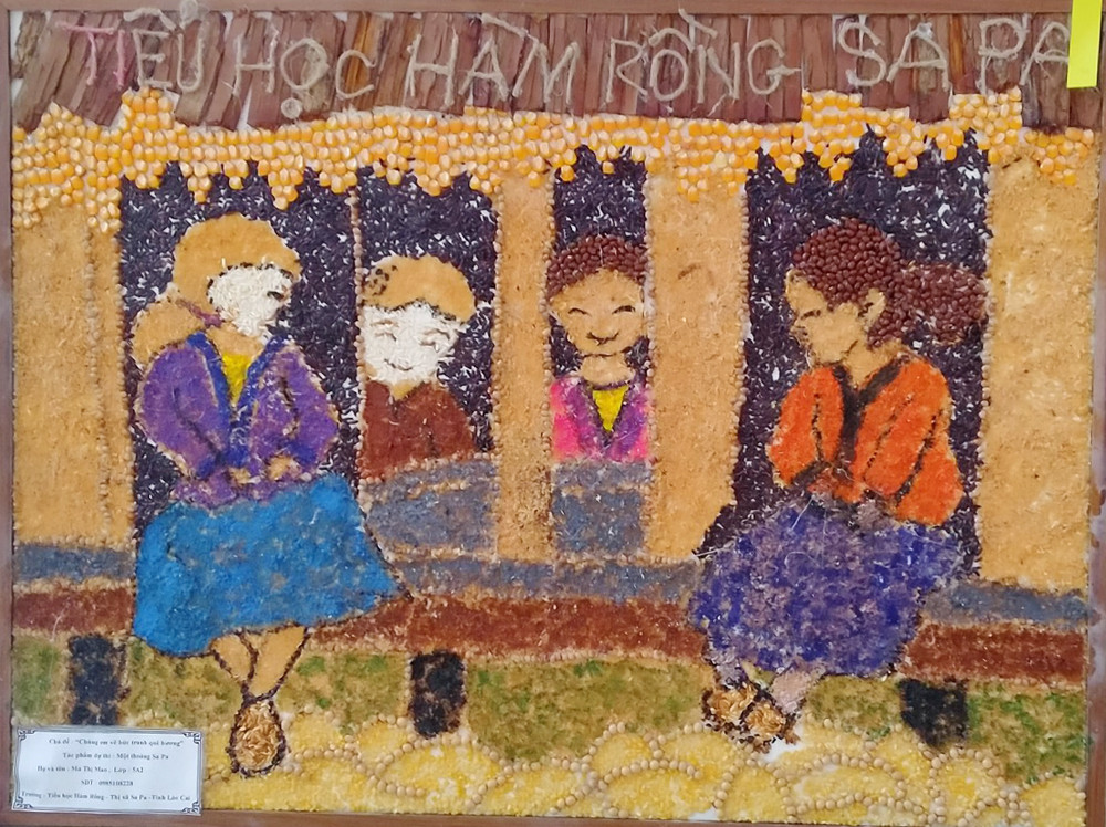 Một số tác phẩm tham gia cuộc thi.