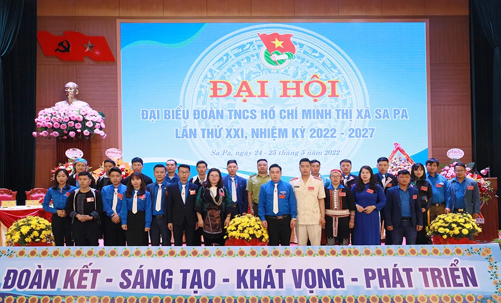 Đại hội Đoàn thanh niên Cộng sản Hồ Chí Minh thị xã Sa Pa lần thứ XXI, nhiệm kỳ 2022 – 2027 ảnh 3